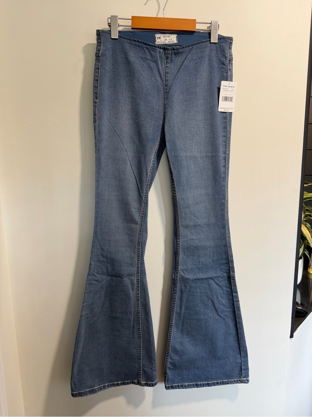 Free People Blue Penny Flared Jeans